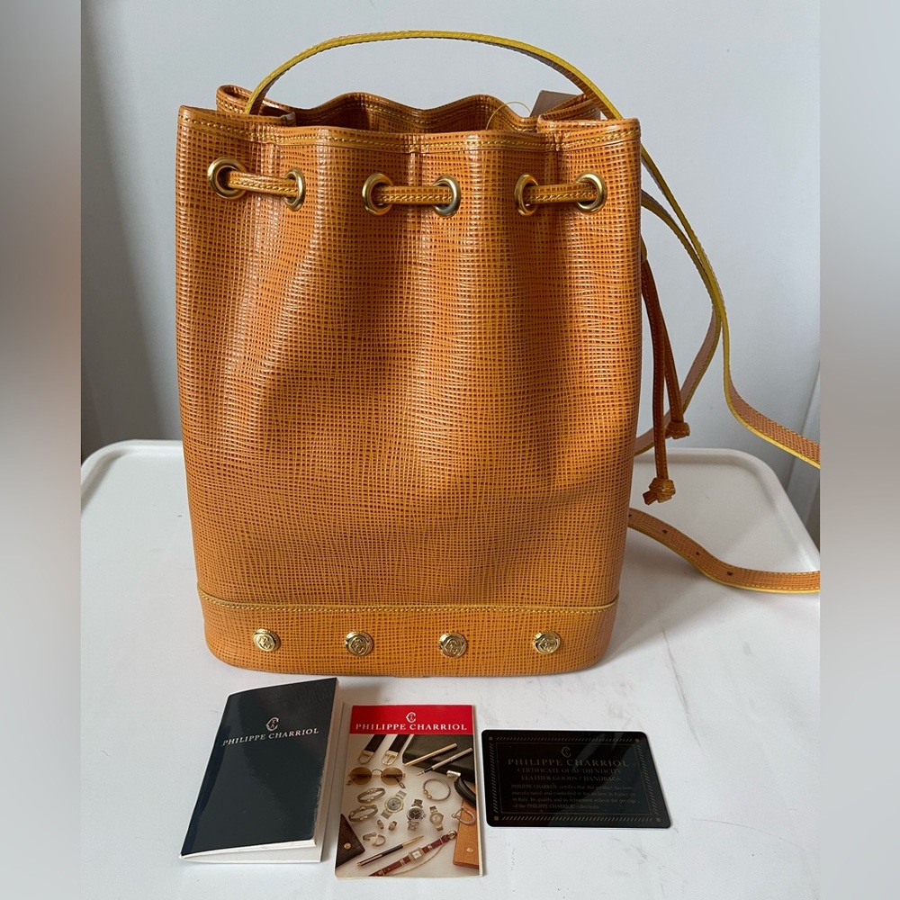 Authentic Philippe Charriol Bucket Bag